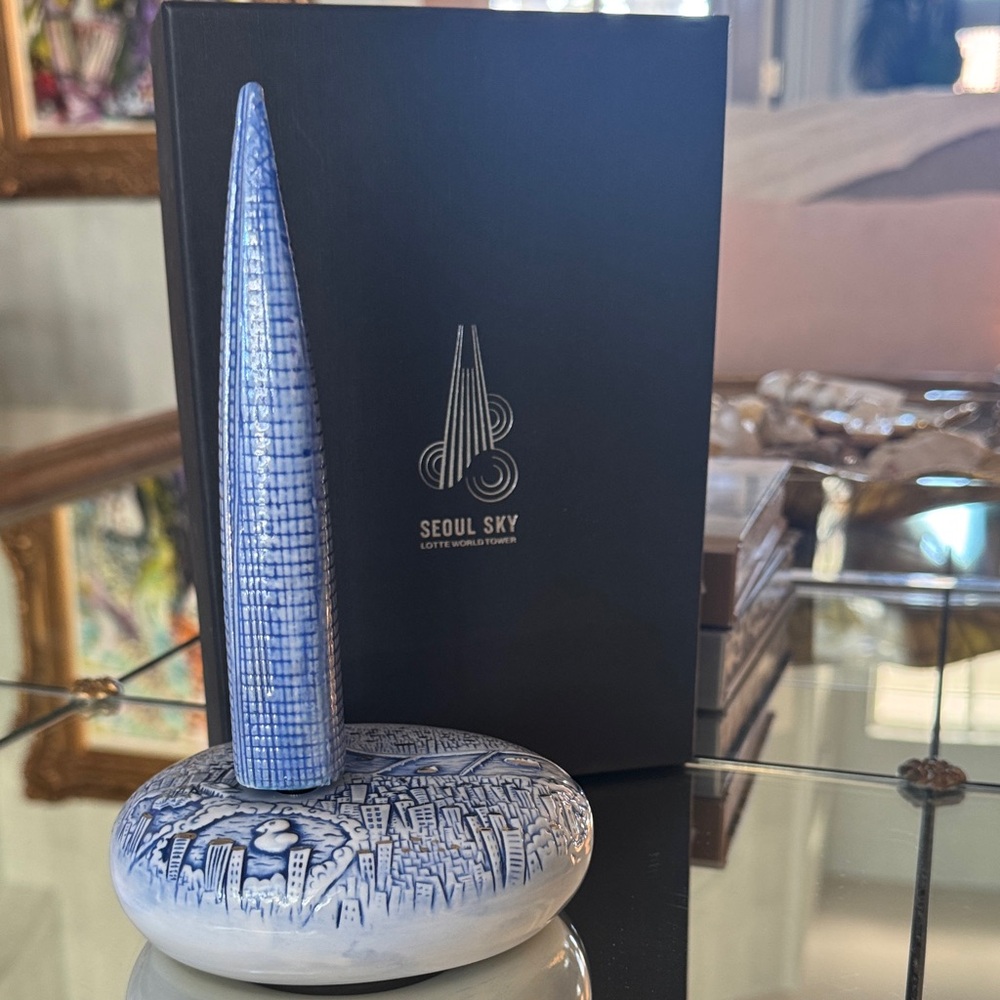 Seoul Sky Ceramic Tower Sculpture